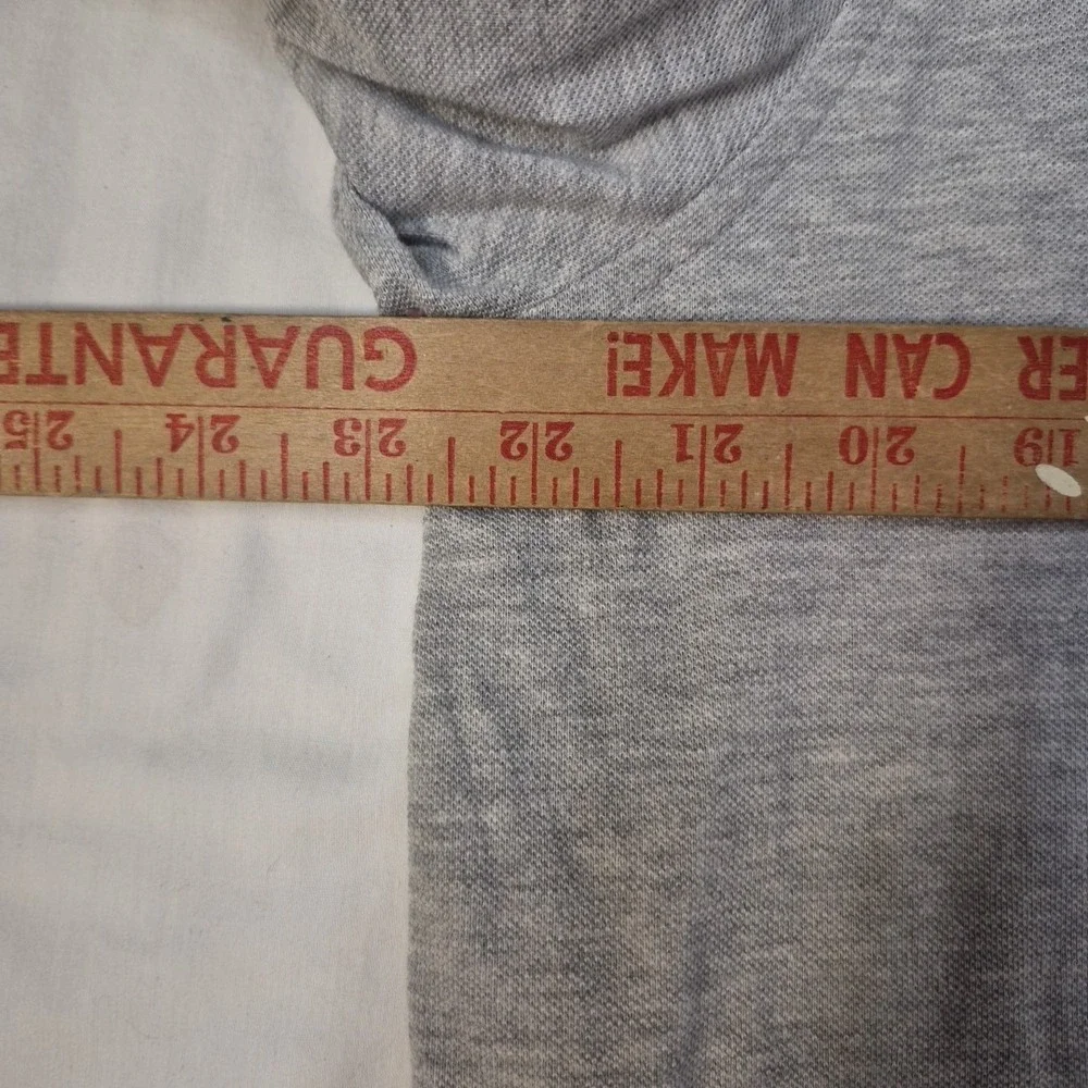 Polo Ralph Lauren Featherweight Mesh Polo Shirt Mens XL Gray‎ Long Sleeve Pony